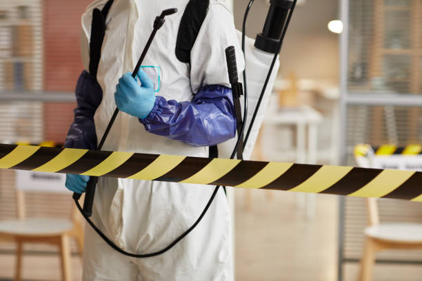 Professional Biohazard Cleanup technician working in Ashford, WA